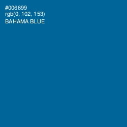 #006699 - Bahama Blue Color Image